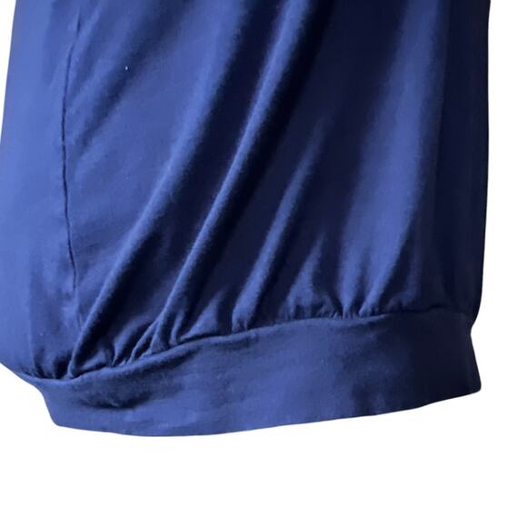 Lane Bryant Ruffled Tank Top Plus Size 14/16 Dark Blue - Picture 5 of 11